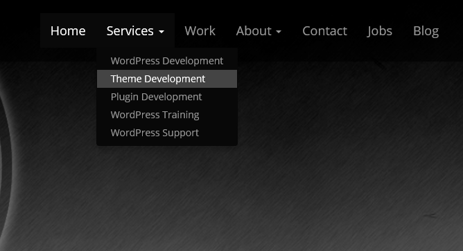 Menus are an examples of hierarchical WordPress taxonomies