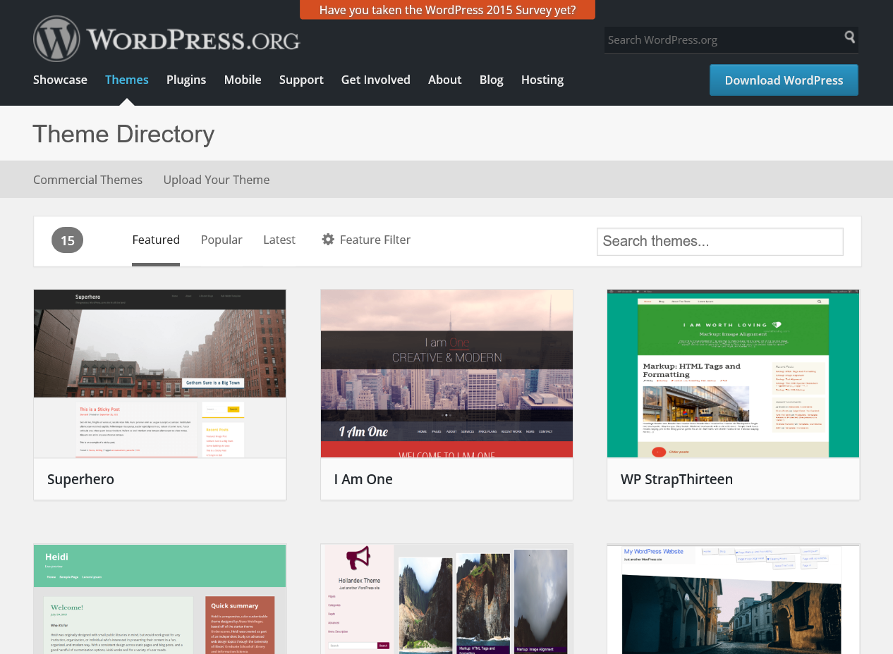WordPress-Theme-directory